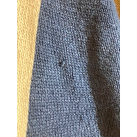 GULF TRADERS Cream Argyle Knit Unisex Pullover Sweater Size XL - Picture 7 of 9